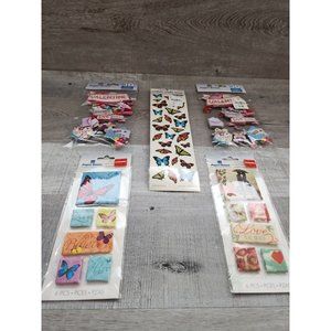Scrapbooking 3D Stickers Love Butterflies Valentine's Day RETIRED - NEW #35